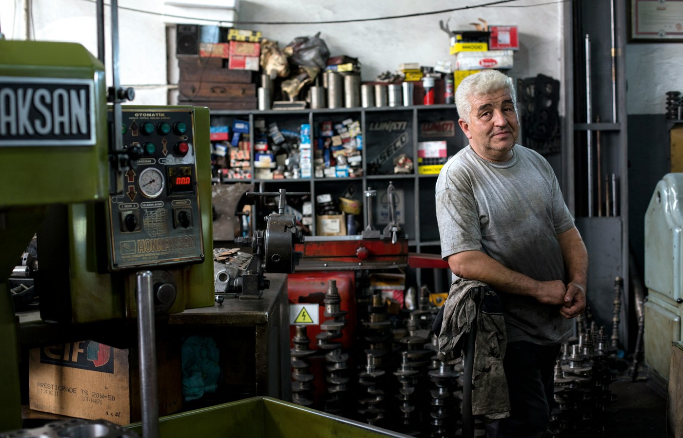 A business owner in his workshop
